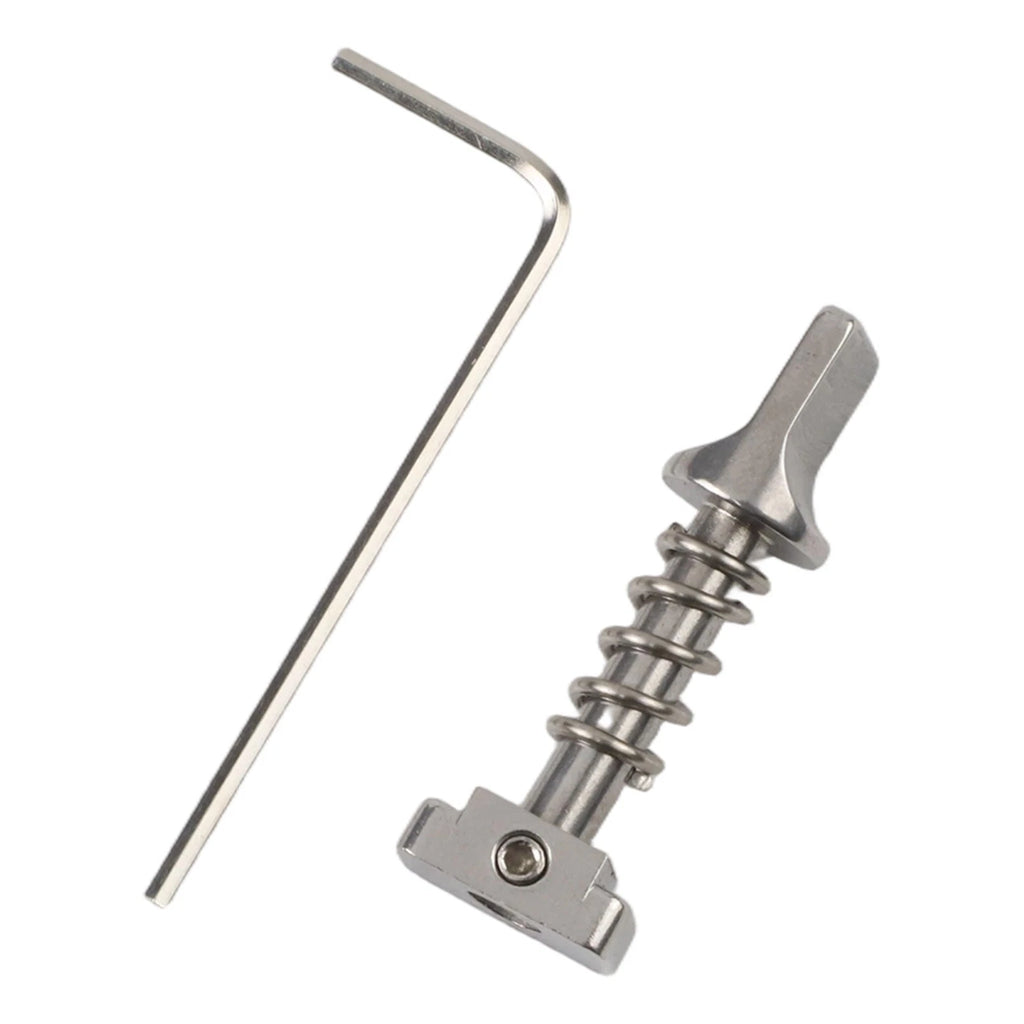 Set of 4 Stainless Steel Quick Release Fin Screws for Surfboards
