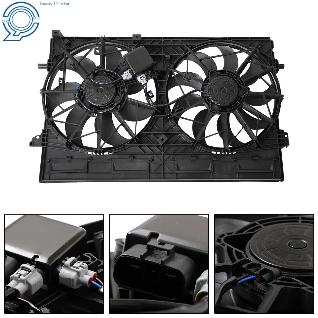 Dual Radiator Cooling Fan Assembly for Nissan Rogue (2021–2023)
