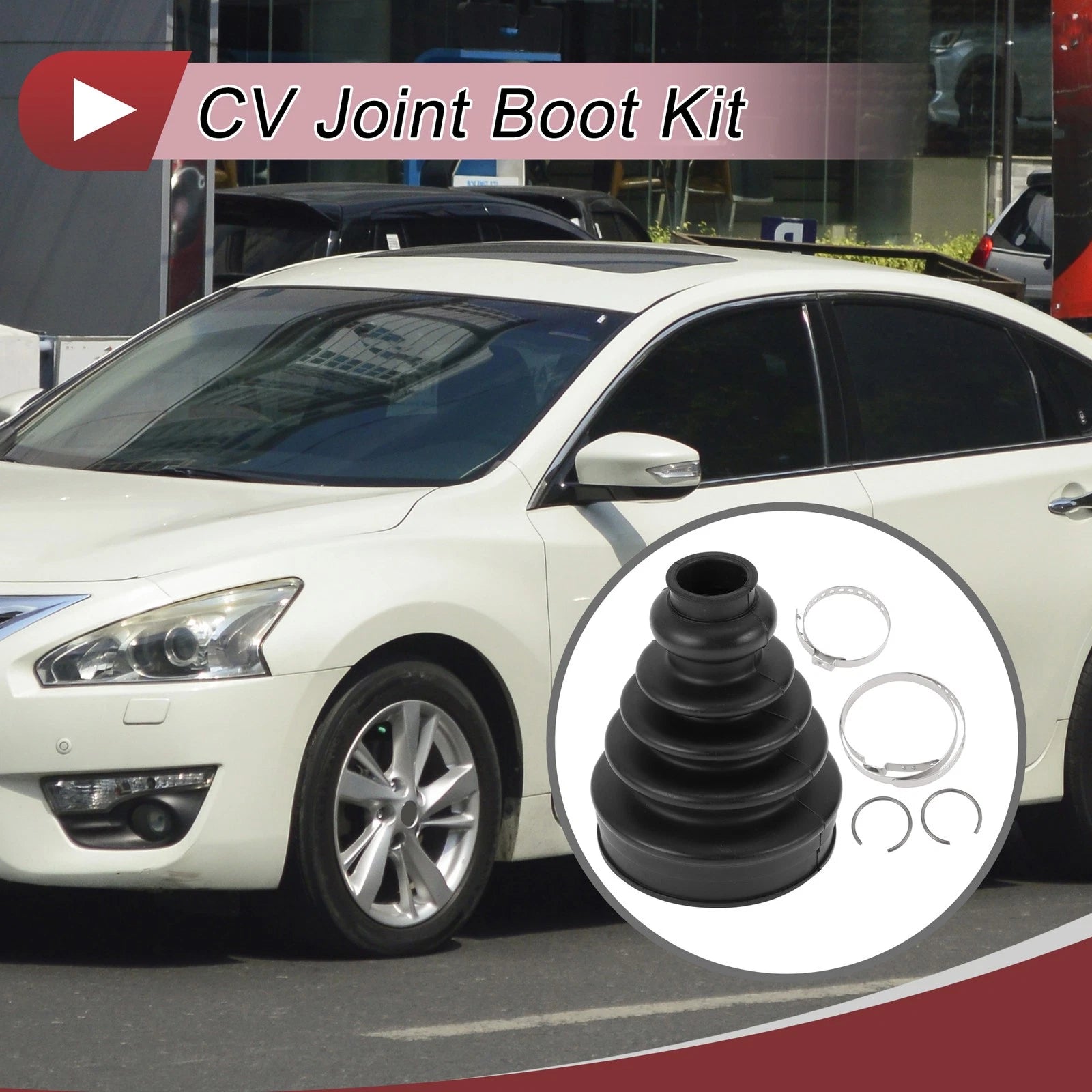 Inner CV Joint Boot Kit with Clamps for Nissan Altima (2002–2006) No.397417Y026