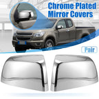 Pair Outer Chrome Mirror Cover Caps for Chevrolet Colorado (2015–2021)