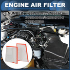 Engine Air Filter No. 642094280490 for Mercedes-Benz CLS500 (2006–2011) 1 Pair