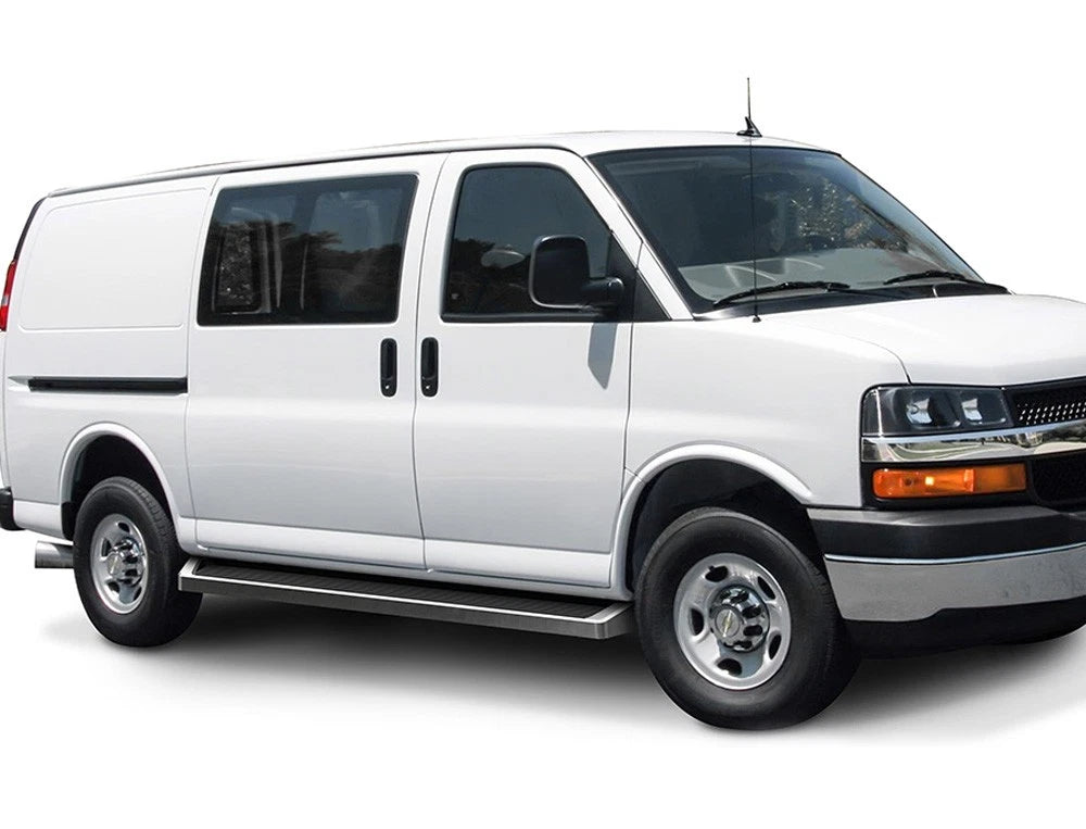 Set of 2 Running Boards for Chevy Express GMC Savana (2003-2026)