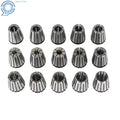 Set of 15 Spring Collets for CNC Milling Lathe (2MM-16MM)
