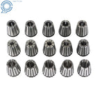 Set of 15 Spring Collets for CNC Milling Lathe (2MM-16MM)