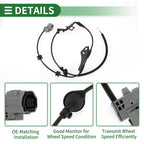 ABS Wheel Speed Sensor No. 8951612180 for Toyota Corolla (2003–2008)