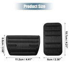 Gas Brake Pedal Cover Kit for Honda Civic (2016–2021) Black