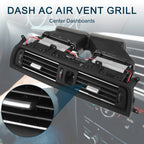 Air Vent Panel for BMW 528i (2011–2016) No. 64229209136, Black Grille