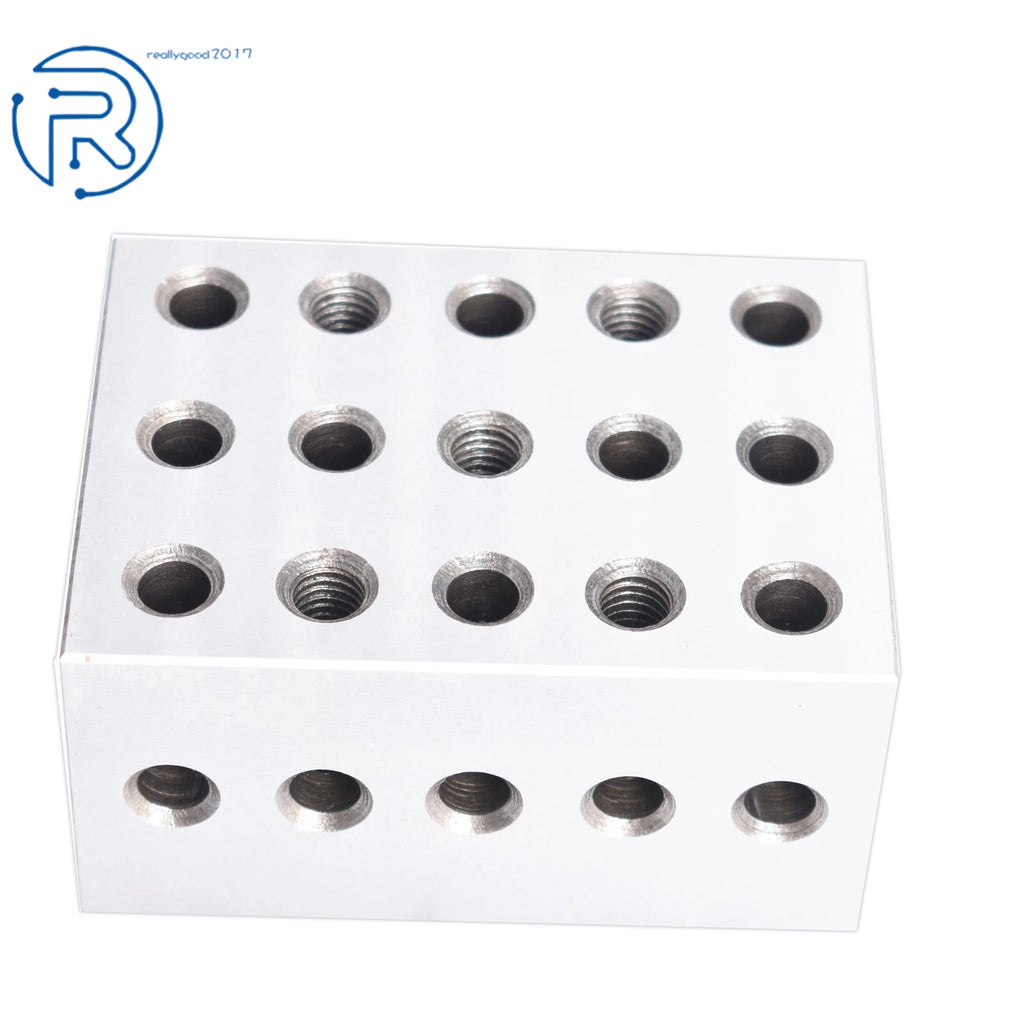 Matched Pair Precision Blocks for Machinists (2-3-4, 23 Holes)