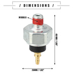 Engine Oil Pressure Sensor for Honda Civic (Metal, Black, Brass, Silver)
