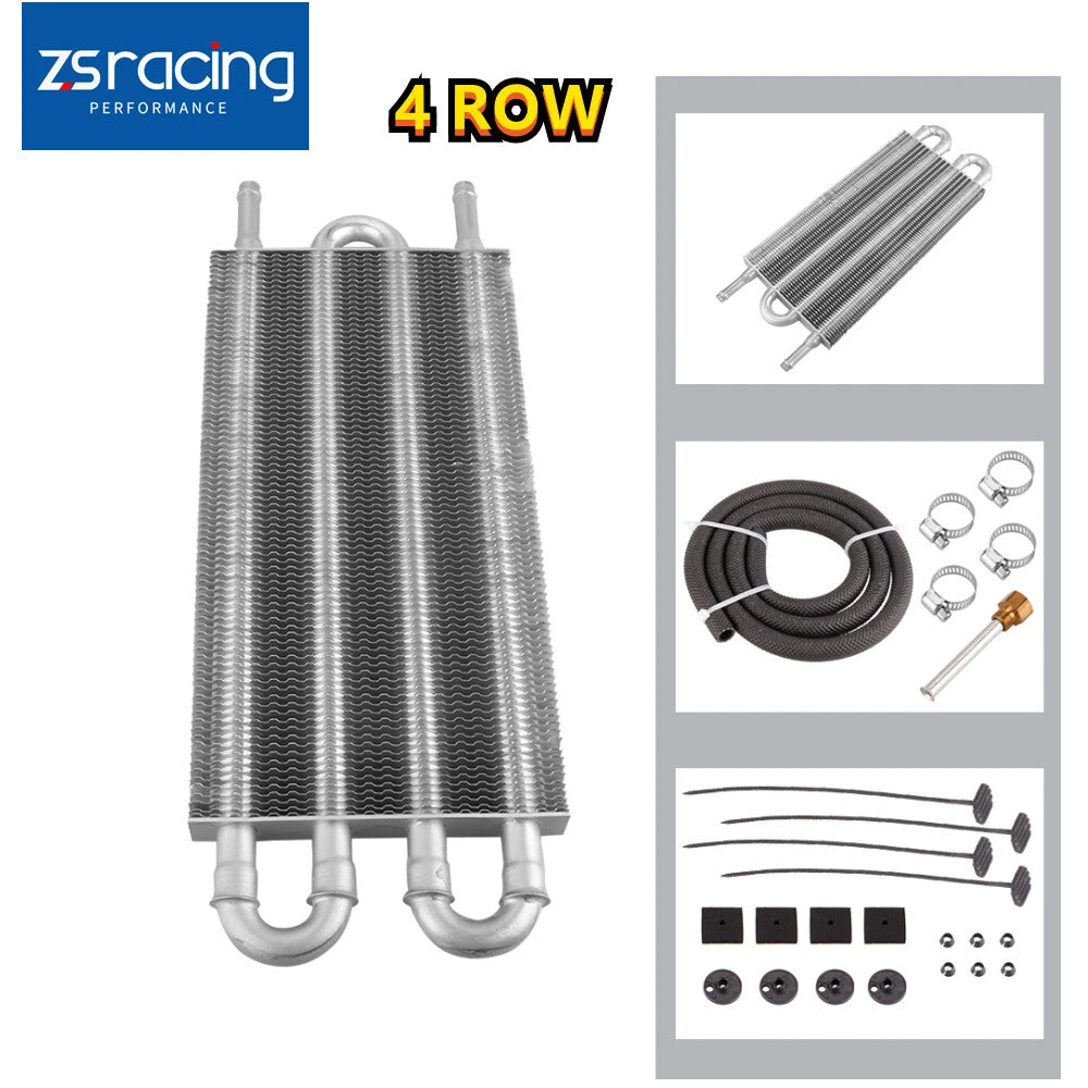 4 Row Remote Transmission Oil Cooler for Universal Applications
