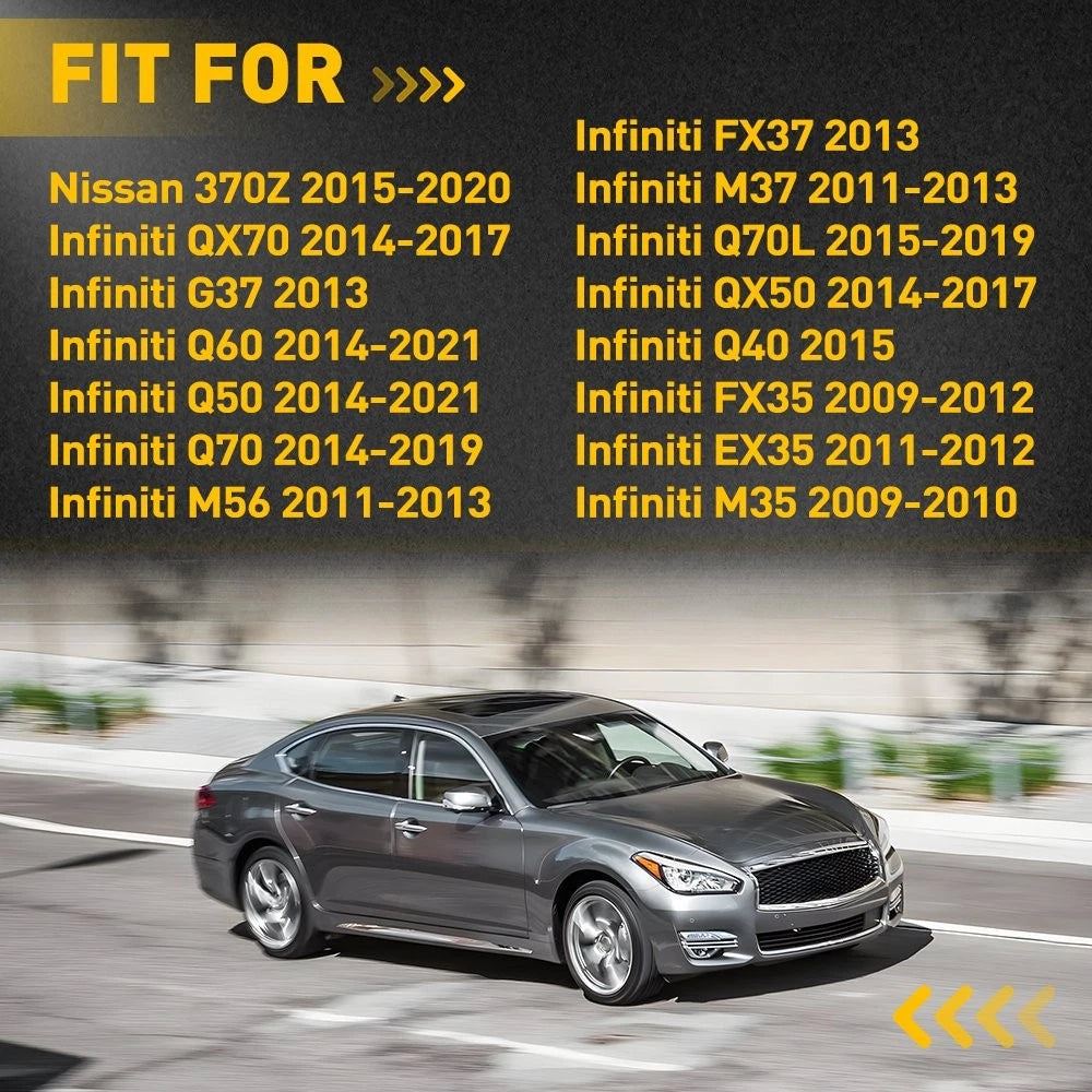 2X Transmission Filter Oil Pan Gasket for Infiniti QX70 G37 Q40 Q50 Q60 Q70 M56