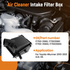 Air Box Cleaner Intake Filter Cover for Toyota 4Runner (2010-2021)