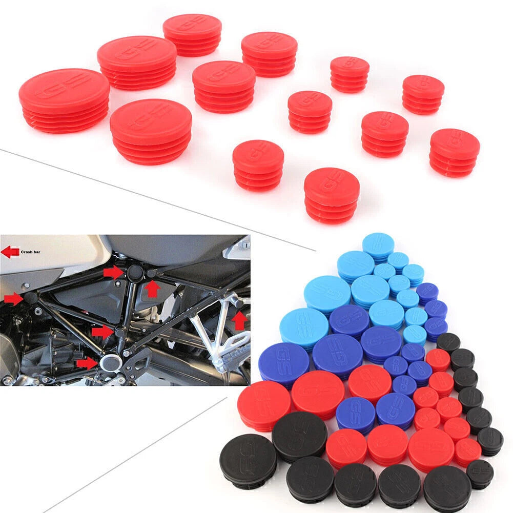Frame End Cap Hole Plug Cover Kit for BMW R1200GS LC ADV (2013–2016)