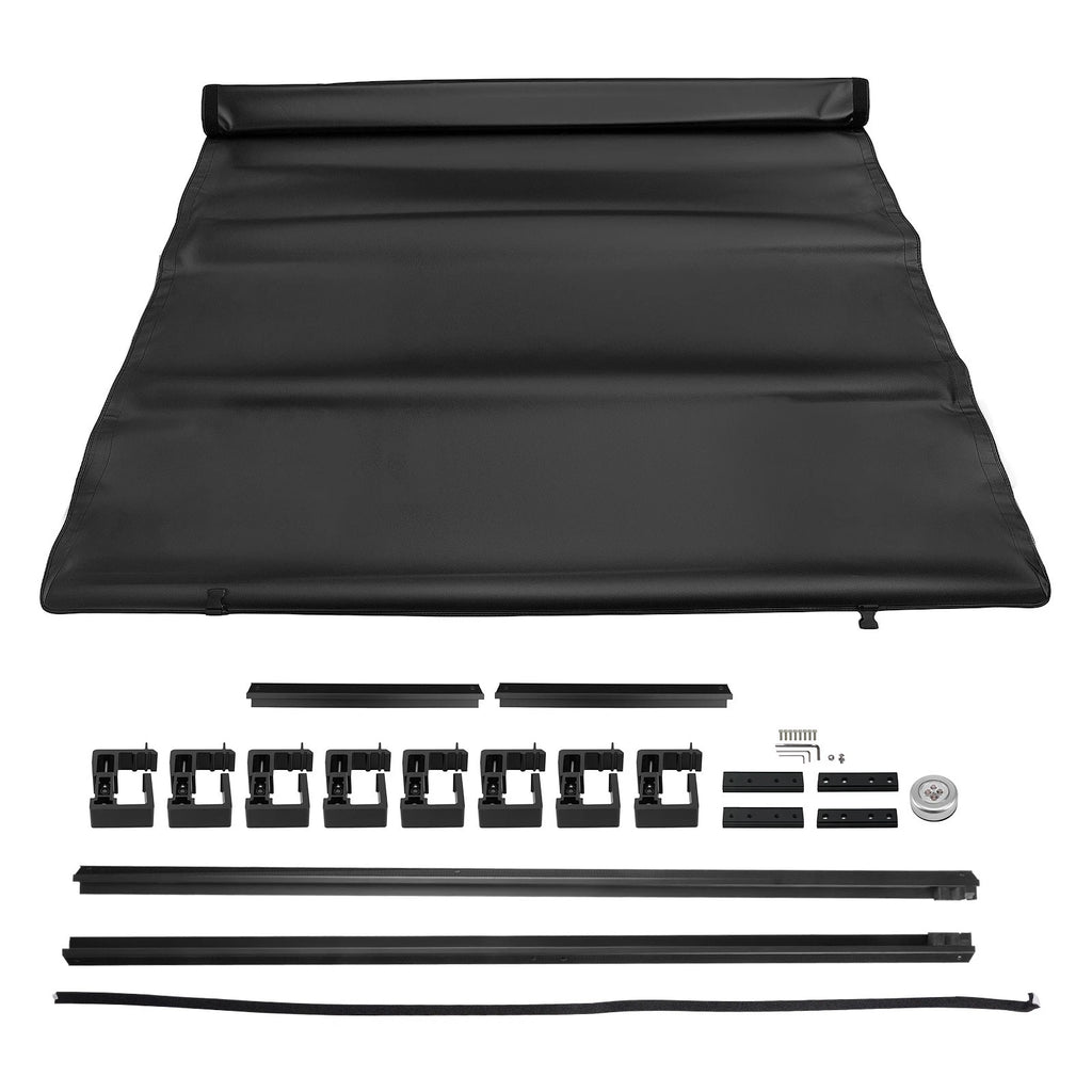 8ft Roll-up Bed Tonneau Cover for Dodge Ram 1500 2500 3500 (2002–2025)
