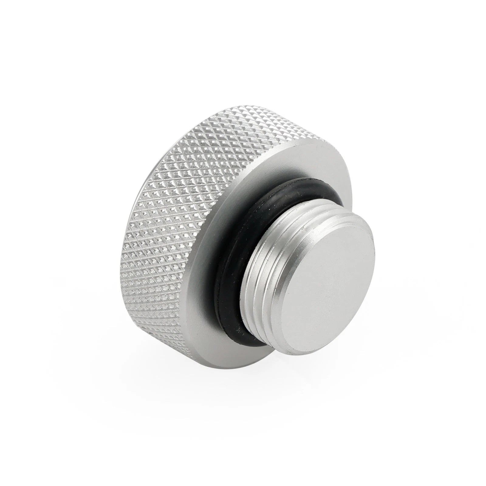 CNC Oil Filler Plug for Scram 411 Hunter / Meteor / Classic 350 (2021–2023) Silver