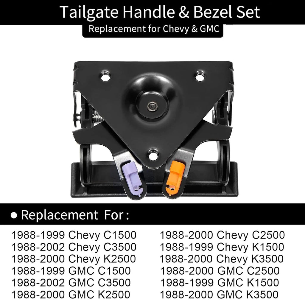 Tailgate Handle Set for Chevrolet GMC C1500 C2500 K1500 K2500 (1988–2002)
