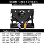 Tailgate Handle Set for Chevrolet GMC C1500 C2500 K1500 K2500 (1988–2002)