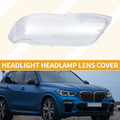 1 Pc Headlight Lens Cover for BMW X5 (2004–2006) No. 63117166817 Clear