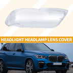 1 Pc Headlight Lens Cover for BMW X5 (2004–2006) No. 63117166817 Clear