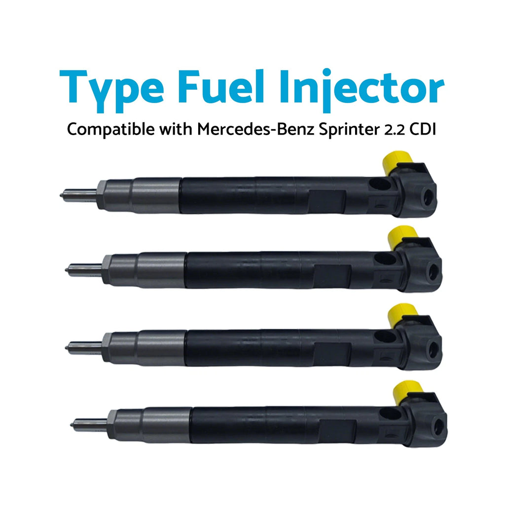 4X Fuel Injector for Mercedes-Benz Sprinter 2.2 CDI OM651 (2011–2018) 28307309