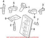 Genuine OEM Mopar Super Plus Nickel Spark Plug for Chrysler Dodge Jeep Ram (2005–2023)