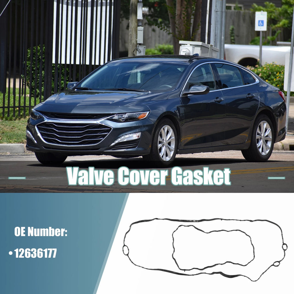 Set of 1 Valve Cover Gasket 12636177 for Chevrolet Malibu (2016–2022) Rubber