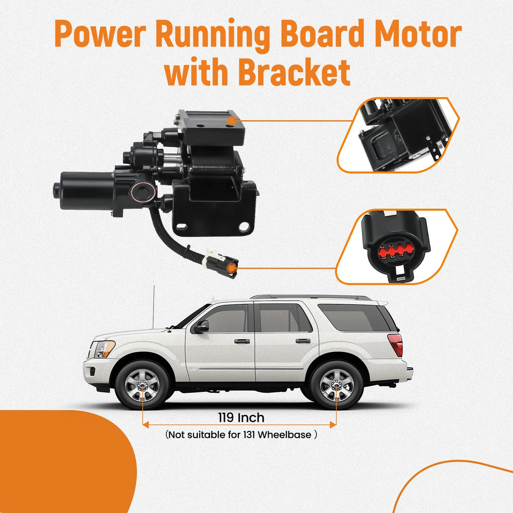 Right Board Motor with Bracket for Lincoln Navigator (2007-2014)
