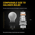 2X Amber Yellow LED Turn Signal Parking Light Bulbs for Make Model