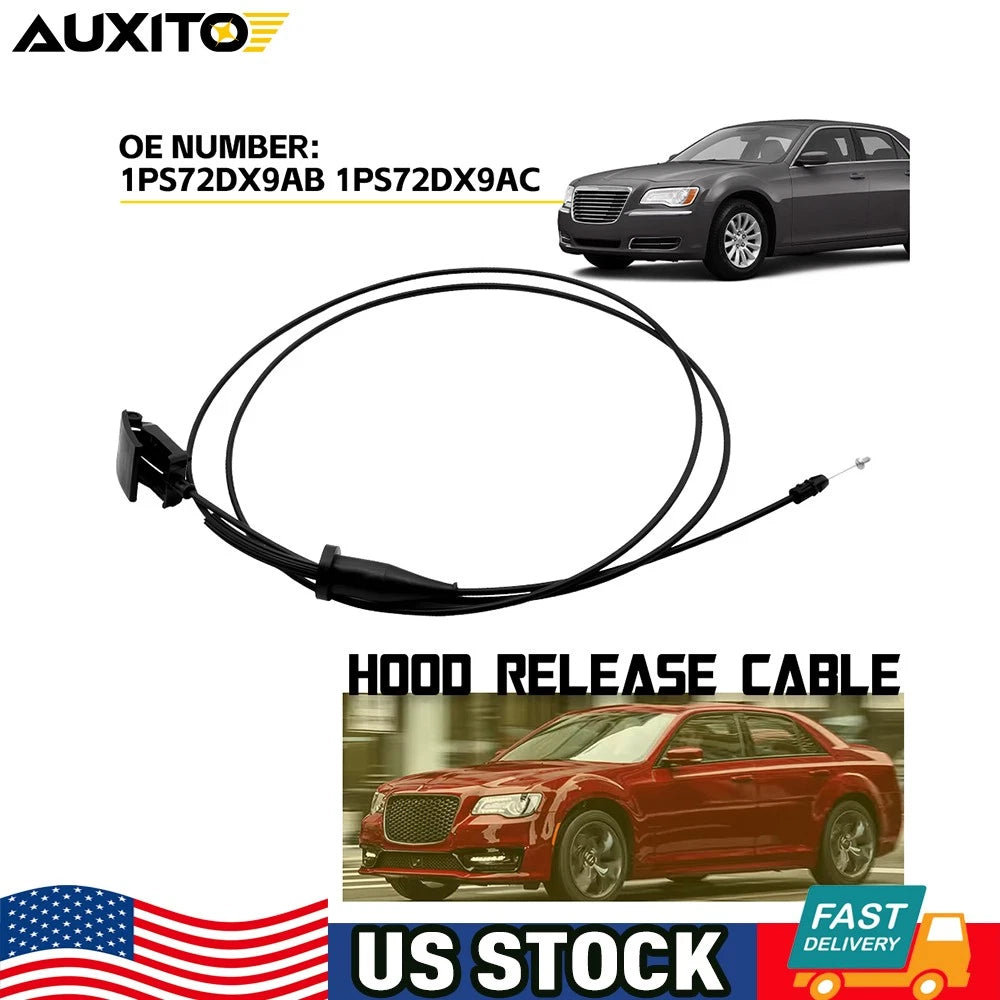 Hood Release Cable with Handle for Charger 300 Sedan (2011–2022) 1PS72DX9AC