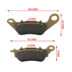 Front Brake Pads for YAMAHA YBR 125, HONLEY HD1 HD2 HD3 125