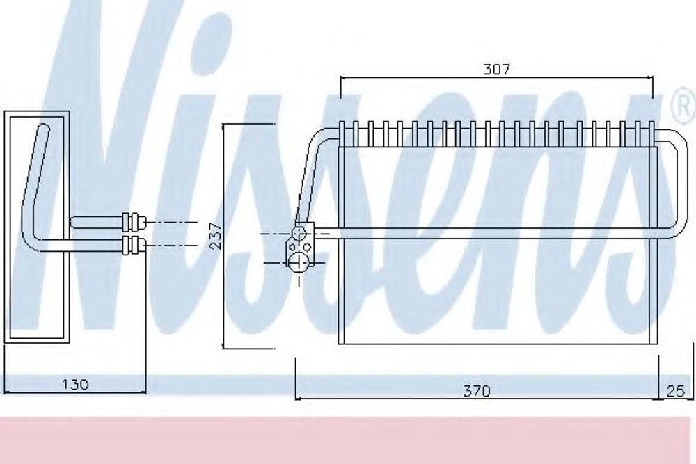 A/C Evaporator Core for Mercedes-Benz E300 E320 E430 E55 AMG S500 (1996–2002)