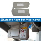 Sun Visor Cover Set for Chevy Tahoe (1995–1999) Left & Right Gray
