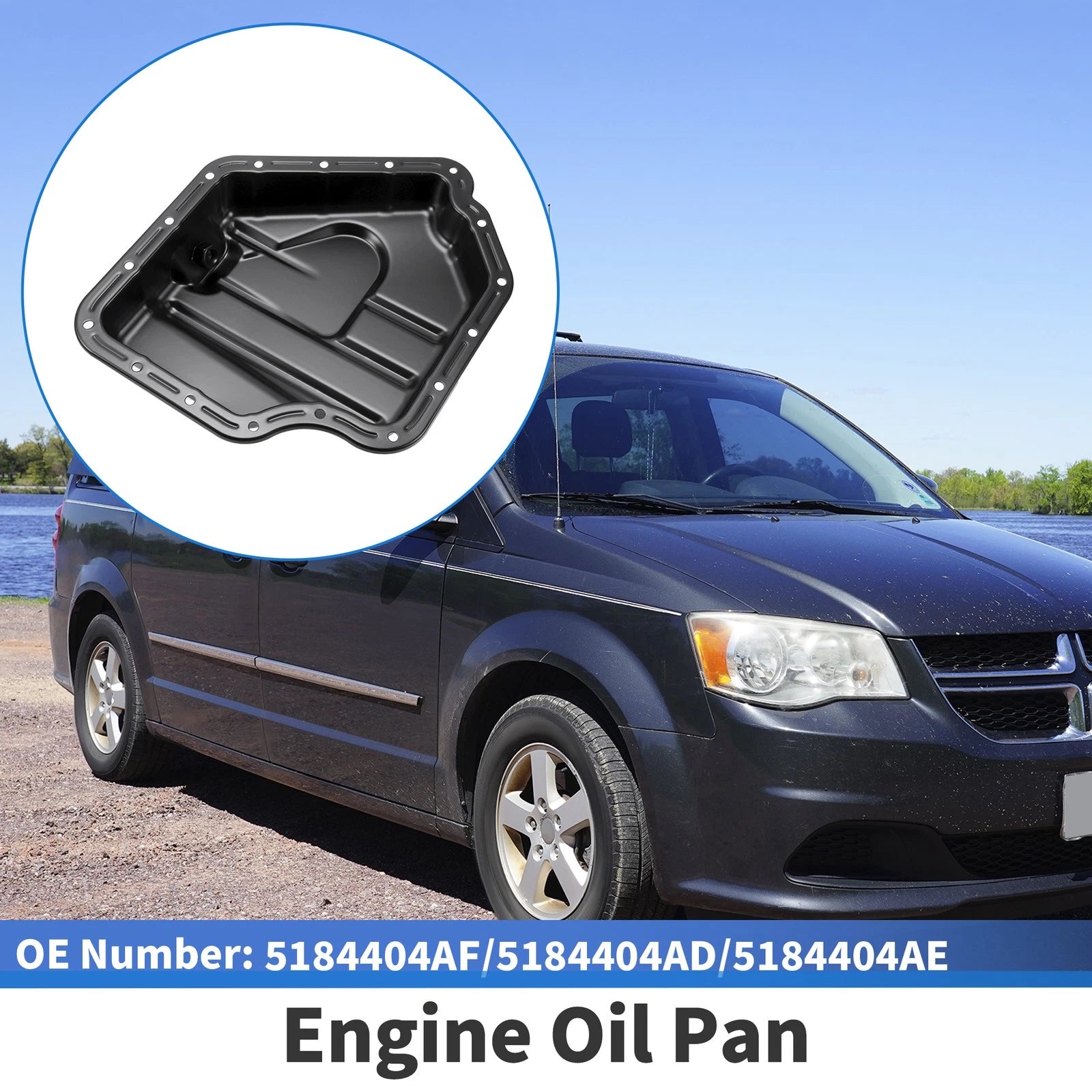 1 Pc Engine Oil Pan No.5184404AF for Dodge Grand Caravan (2011–2020)