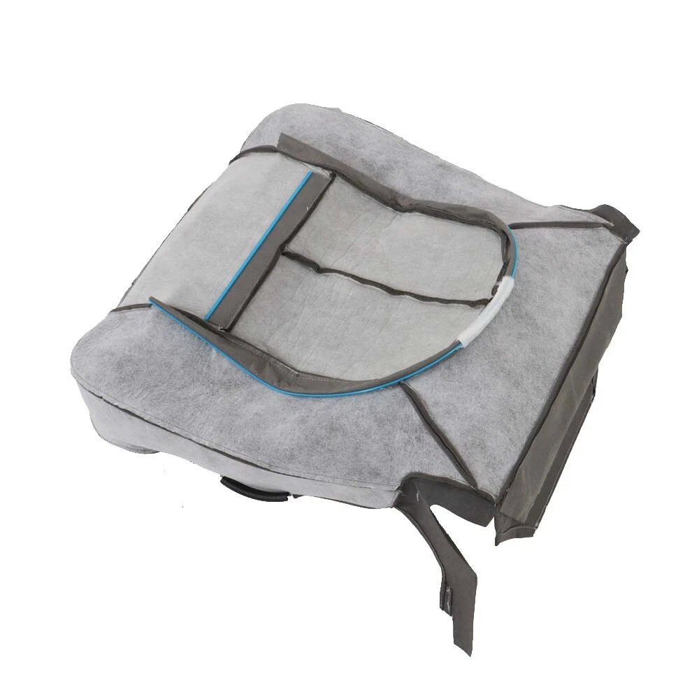 Front Driver Bottom Seat Cover Cloth Gray for Ford F250 F350 F450 F550 (2011–2016)