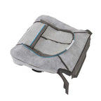 Front Driver Bottom Seat Cover Cloth Gray for Ford F250 F350 F450 F550 (2011–2016)