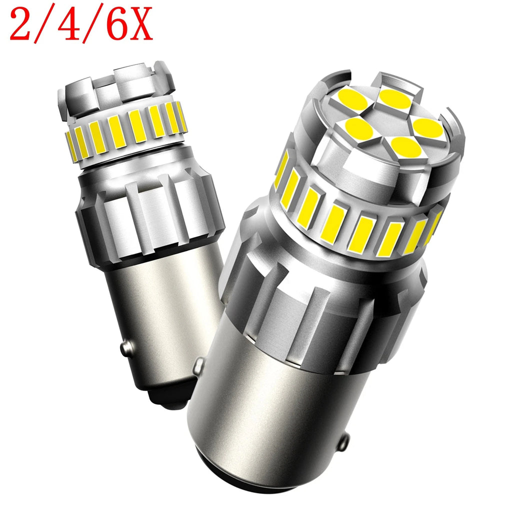 2X 1157 LED Tail Brake Stop Reverse Parking Turn Signal Light Bulb for