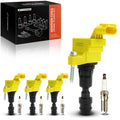 4x Ignition Coil & 4x Iridium Spark Plug for Chevy Equinox (2010–2017)