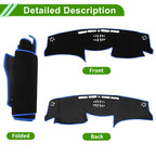 Dashboard Cover for Lexus GS (2006–2011) Black Blue 1Pc