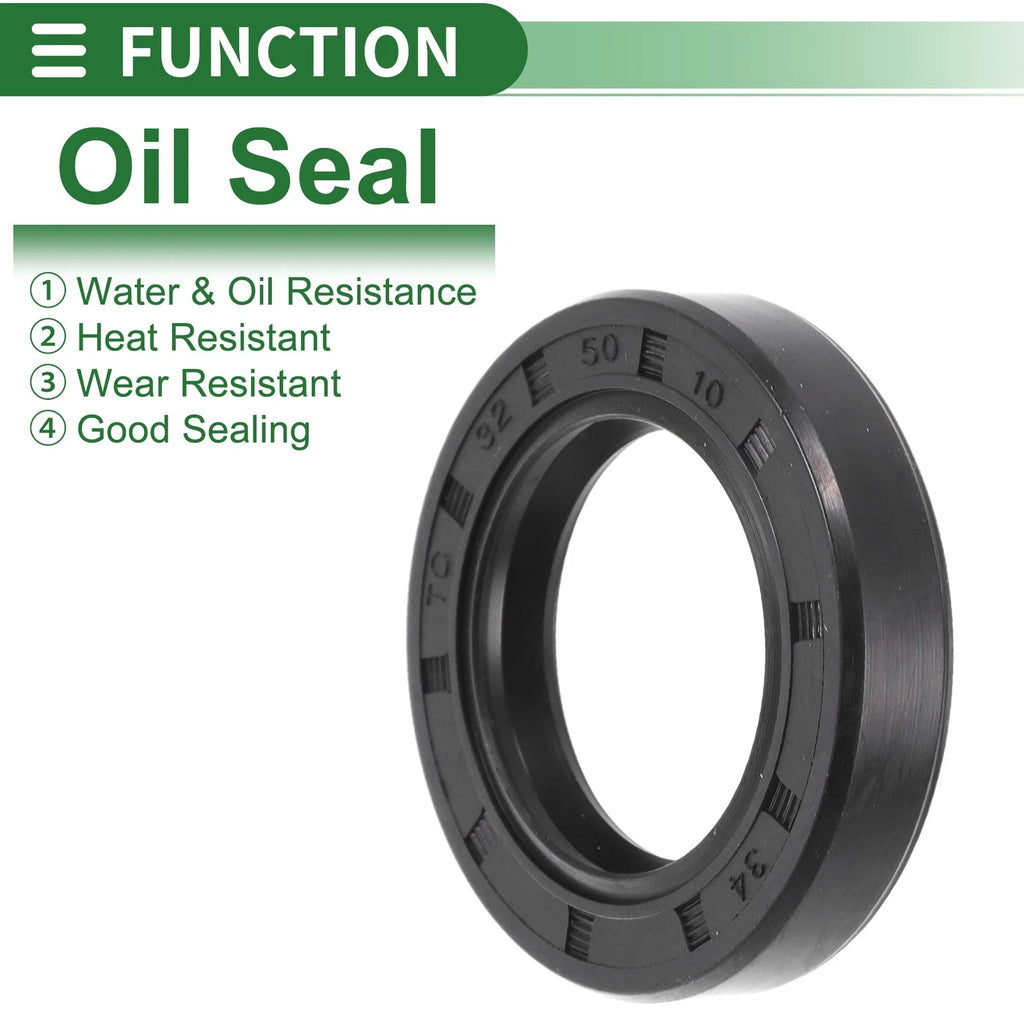 Set of 5 Oil Seal Rotary Shaft Seal NBR Rubber 32x50x10mm
