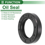 Set of 5 Oil Seal Rotary Shaft Seal NBR Rubber 32x50x10mm