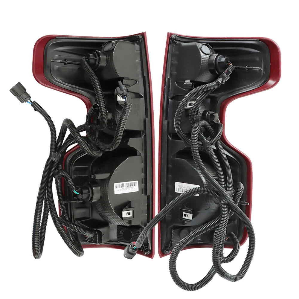 Set of 2 Halogen Tail Lights for Chevy Silverado 1500 2500HD 3500HD (2019–2023)