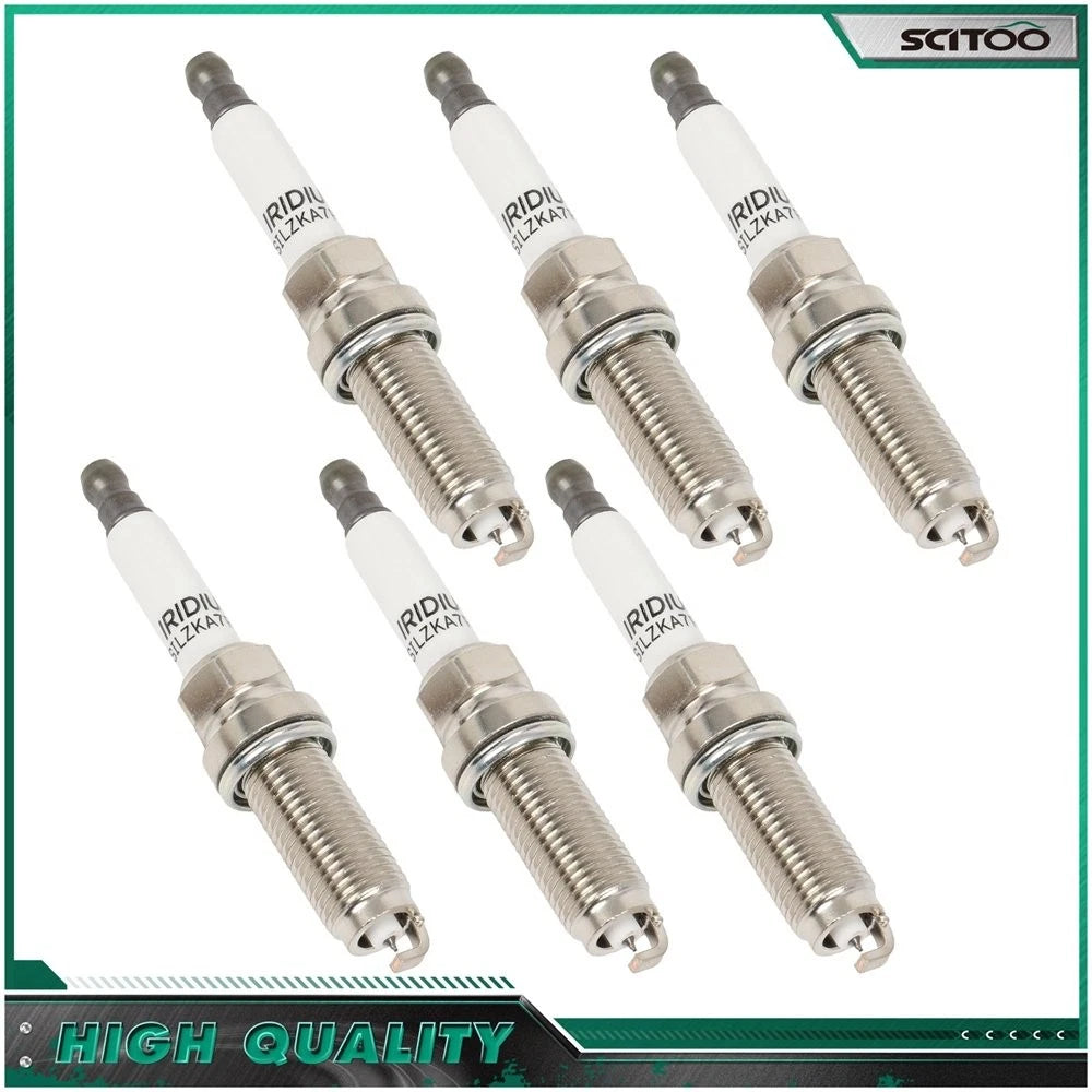 6X Iridium Spark Plugs for Jaguar F-Pace (2017–2020) & XE (2017–2019)