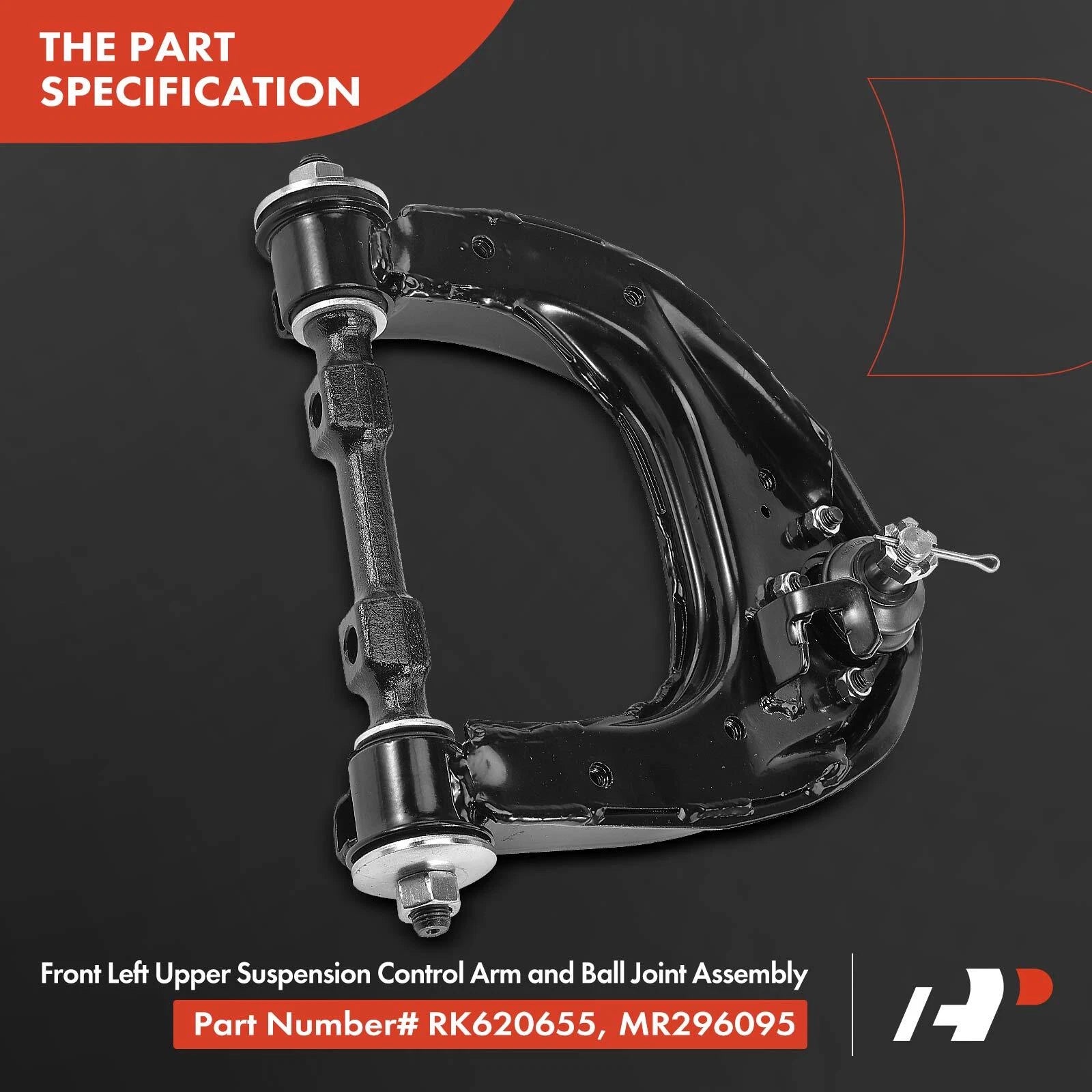 Front Left Upper Control Arm with Ball Joint for Mitsubishi Montero (1997-2000)