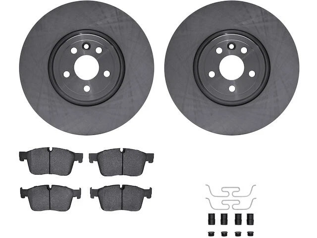 Front Brake Pad and Rotor Kit for Jaguar I-Pace (2019–2020) TB613VQ