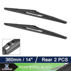 2X Rear Windshield Wiper Blade for Hyundai Santa Fe (2006–2012)