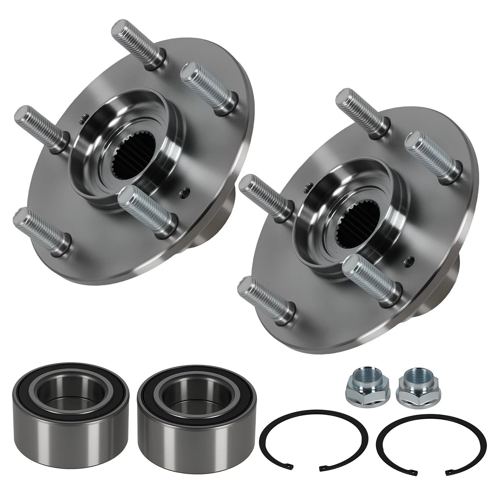 Wheel Hub Bearing Assembly Front Left & Right for Acura TL (2004–2008) & Honda Element (2003–2011)