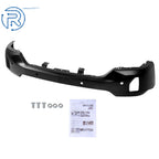 Front Bumper Face Bar Steel Black for Chevrolet Silverado 1500 (2016-2018)