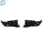 Set of 2 Rear Bumper Caps for Ford Ranger (2019–2023) Black Openings