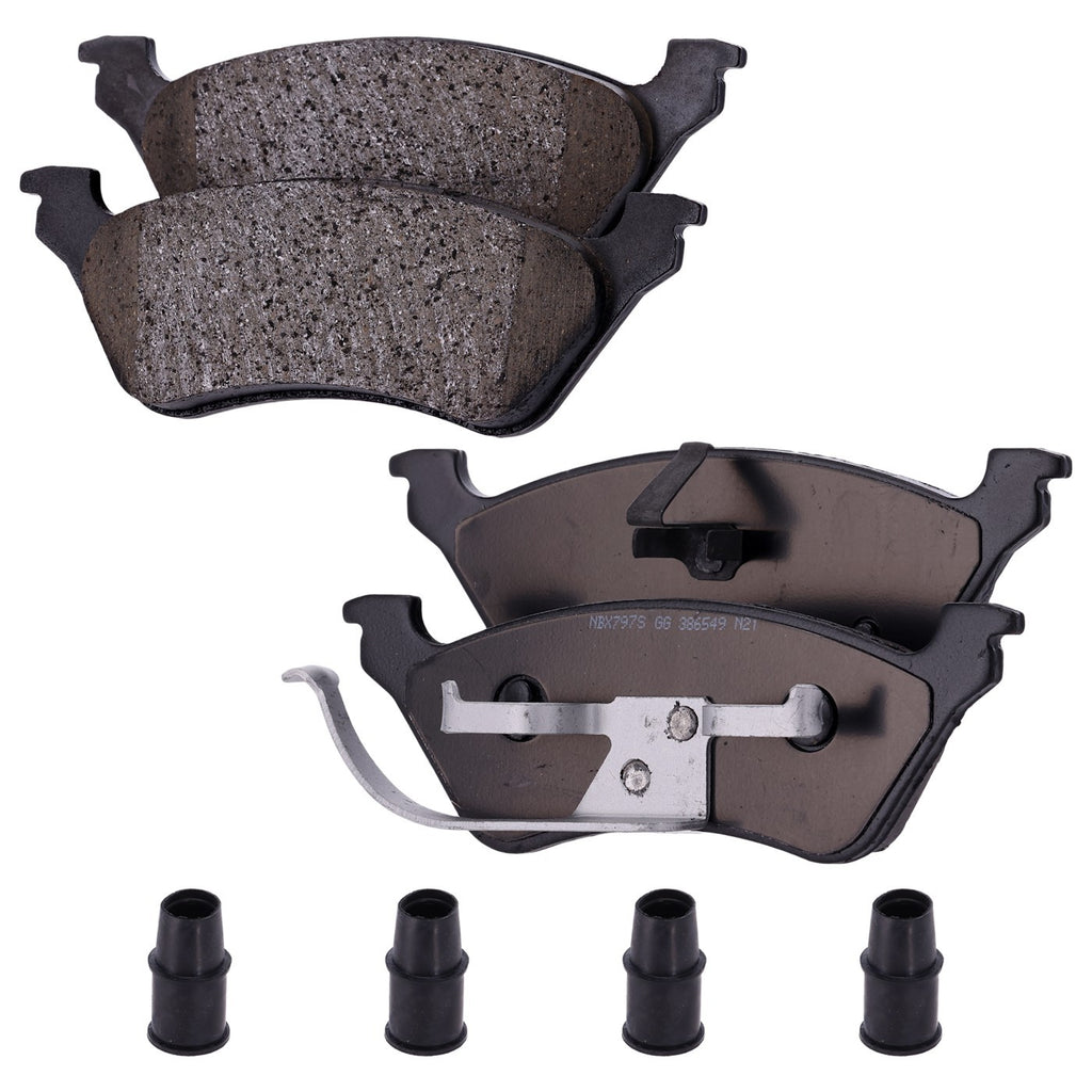 Brake Pad Set for Chrysler Town and Country, Dodge Caravan (2001–2007)