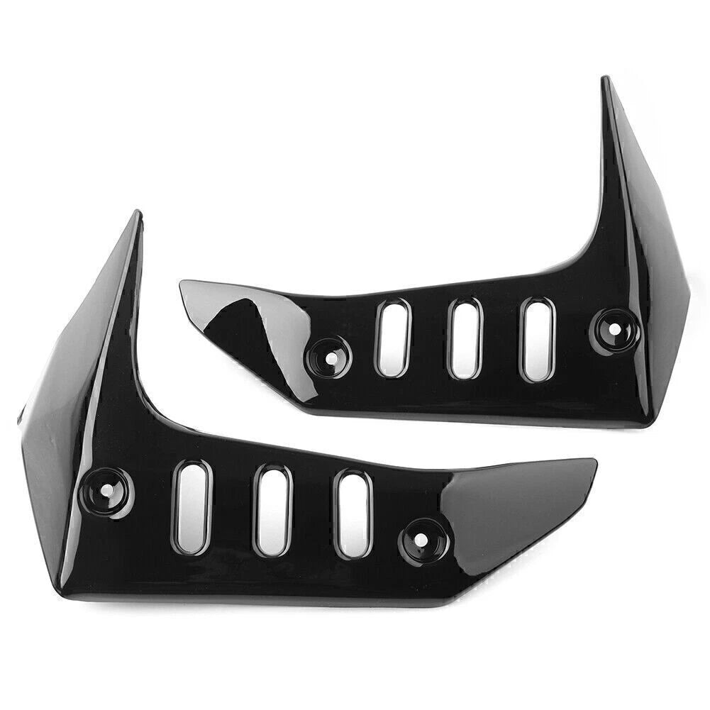Pair Side Cover Fairing Kits for Kawasaki Z750 (2004–2007) Glossy Black